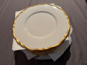13 Gold Rim Chargers (Qty 9) RSTE LE Made in Italy