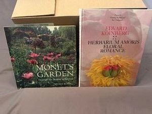 Monets Garden Through the Seasons Giverny by Vivian Russell and Herbarium Amoris Floral Romance by Edvard Koinberg