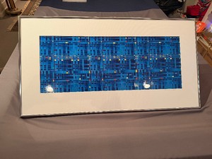 Framed Computer Designed Art 38.5 w x 20.5 H x 1 D