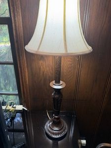 Beautiful Vintage Wood Table Lamp
