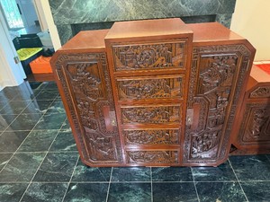 Vintage Chinese Chest 44 Wide x 18 Deep x 40 Tall