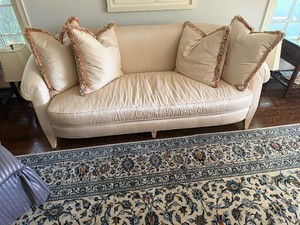 Swaim Cream Sofa (Matches Chair in Lot 7)  88 Long x 32 Deep