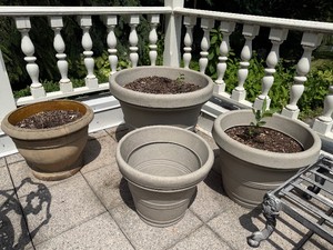 Lightweight Durable Plastic and Foam Planters