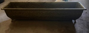 Beautiful Rectangular Outdoor Pot with Feet