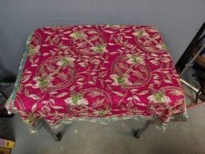 Intricate Handmade Table Covering  38 x 76