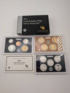2011 United States Mint Silver Proof Set With COA