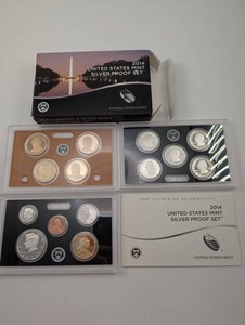 2014 United States Mint 90% Silver Proof Set