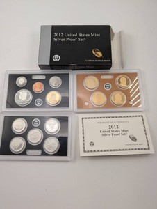 2012 United States Mint 90% Silver Proof Set