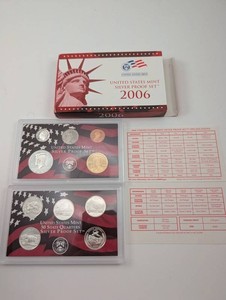 2006 United States Mint 90% Silver Proof Set & 50 State Quarters Set
