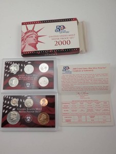 2000 United States Mint 90% Silver Proof Set