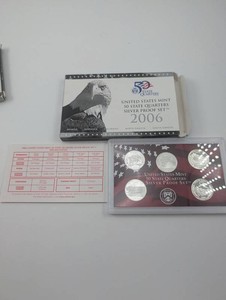 2006 United States Mint 50 State Quarters Silver Proof Set