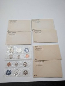 1965 40% Silver Special Mint Set U.S. Assay Office Coin Sets (Lot of 8)