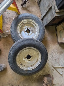 Loadstar 4.804.00-8 Tires on Steel Rims (Lot of 2)