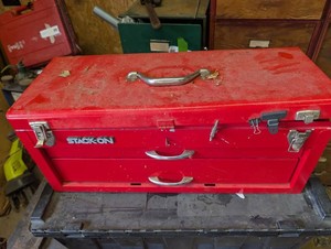 Stack-On Tool Box With Assorted Hand Tools
