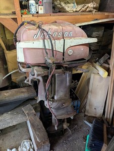 Vintage Johnson 30 Outboard Motor