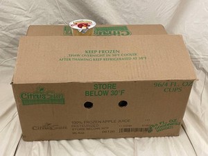 M - Citrus Sun Frozen Apple Juice Cups 4 Oz (96 Count)