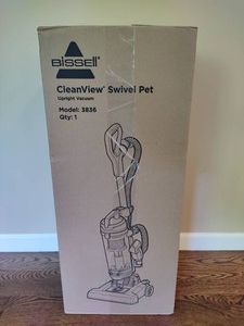 Bissell Clean View Swivel Pet Upright Vacuum (Model #3836) New in Box