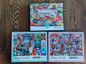 Three 2000pc Puzzles