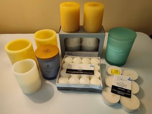 Assorted Lot of Candles