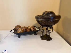 Decorative Balls, Bowl and Basket