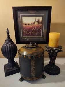 Candle, Framed Art, Misc Decor