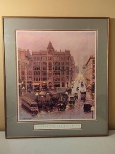 Carl Funseth Pioneer Square Building Framed Art