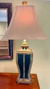 Black and Gold Tone Table Lamp