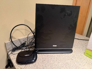 TERK Amplified Indoor HDTV Antenna and Logitech Harmony Smart Control System