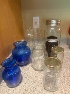Ball and Atlas Canning Jars and Vase Assortment