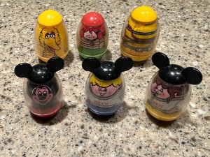Vintage Weeble Wobbles Disney, Big Bird and more
