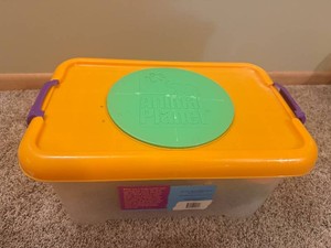 Vintage Mattel Camp Putt-Putt and Animal Planet Kings Big Bucket of Dinosaurs