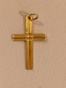 14K Gold Cross Pendant