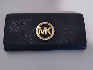 Michael Kors Black Fulton Carryall Leather Wallet