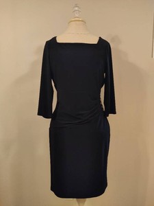 White House Black Market Womens Black Dress (Size M)