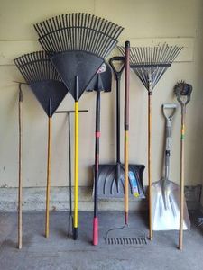 Lot of Assorted GardeningGarage Tools
