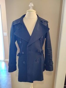 Ladies DKNY Black Double-Breasted Jacket (Size PM)