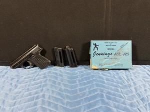 Jennings J-22  .22LR Hand Gun with Box and 2 Clips - see description for more info - Permit & Background check required