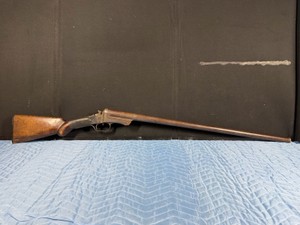 Hyde & Shattuck 12 gauge shotgun - 19th-century single-barrel firearm featuring a unique double-trigger opening system - see description for more info - Background check required