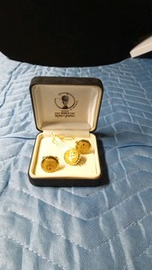 Korea  Japan World Cup cuff links and tie pin