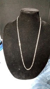925 Sterling Cross  on Sterling chain
