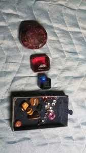Tiger eye stones and appears to be a ovalfaceted Natural African Red Ruby gemstone and more