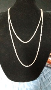 925 Sterling Silver rope chain