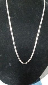 925 Cubin link Sterling Silver chain