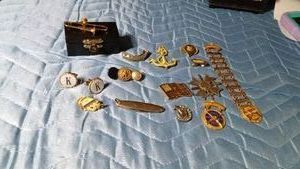 Military pins and mens jewelry and more