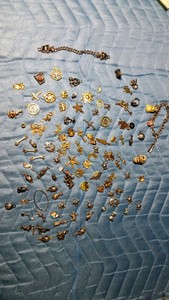 lot of charms and bracelet ( some are Sterling silver)