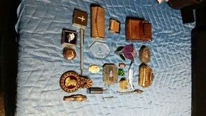 Pill boxes, metal purses and more. see pics