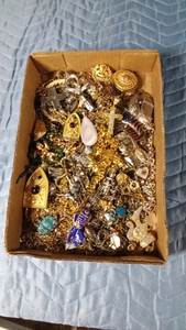 Flat of jewelry including Sterling Silver