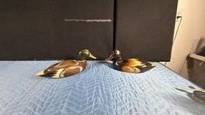 2 - Collectible Wood Duck Decoys see description for more info