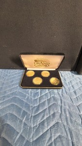 4 - 1998-1999 Grand Casino Gold Plated Coins with Presentation Box