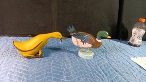 2 Wooden ducks